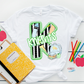 LETTER MASCOT GREEN (dropdown)-DTF&UV