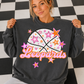 Basketball Pink Orange Stars Mascot (Dropdown)- DTF&UV