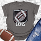 Bejeweled football badge teams- (ALL TEAMS ARE LISTED IN THIS LISTING in the dropdown)-DTF