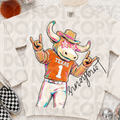 LONGHORNS upside down delulu mascot -DTF&UV