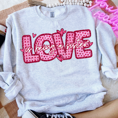 Pink Love Is (All Sayings are in this listing/dropdown)-DTF