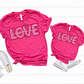 Pink Love Is (All Sayings are in this listing/dropdown)-DTF