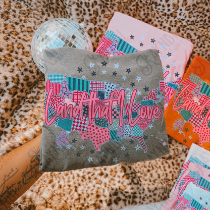 Land that I Love USA stars-DTF&UV