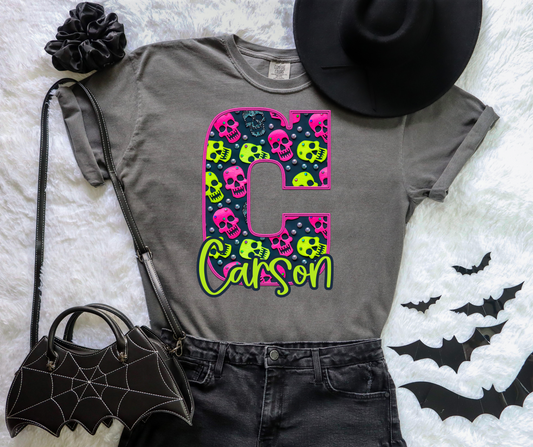 Leather Skulls Custom (ANY NAME, ANY MASCOT)-DTF&UV