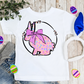 Leopard Bunny Pink Purple  -DTF