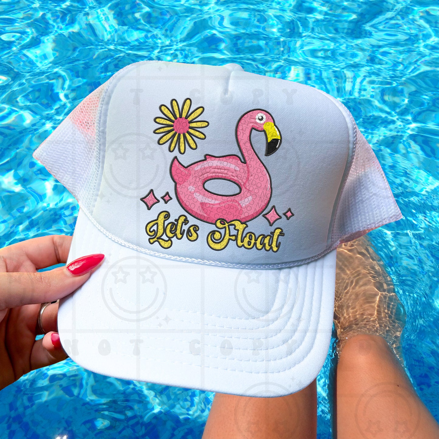 Lets float faux emb -DTF
