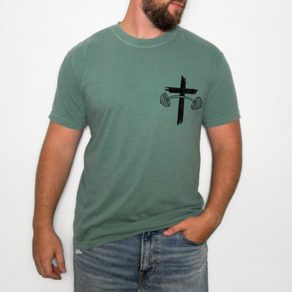 Lift heavy pray hard(front and back included) -DTF&UV