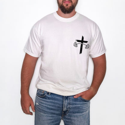Lift heavy pray hard(front and back included) -DTF&UV