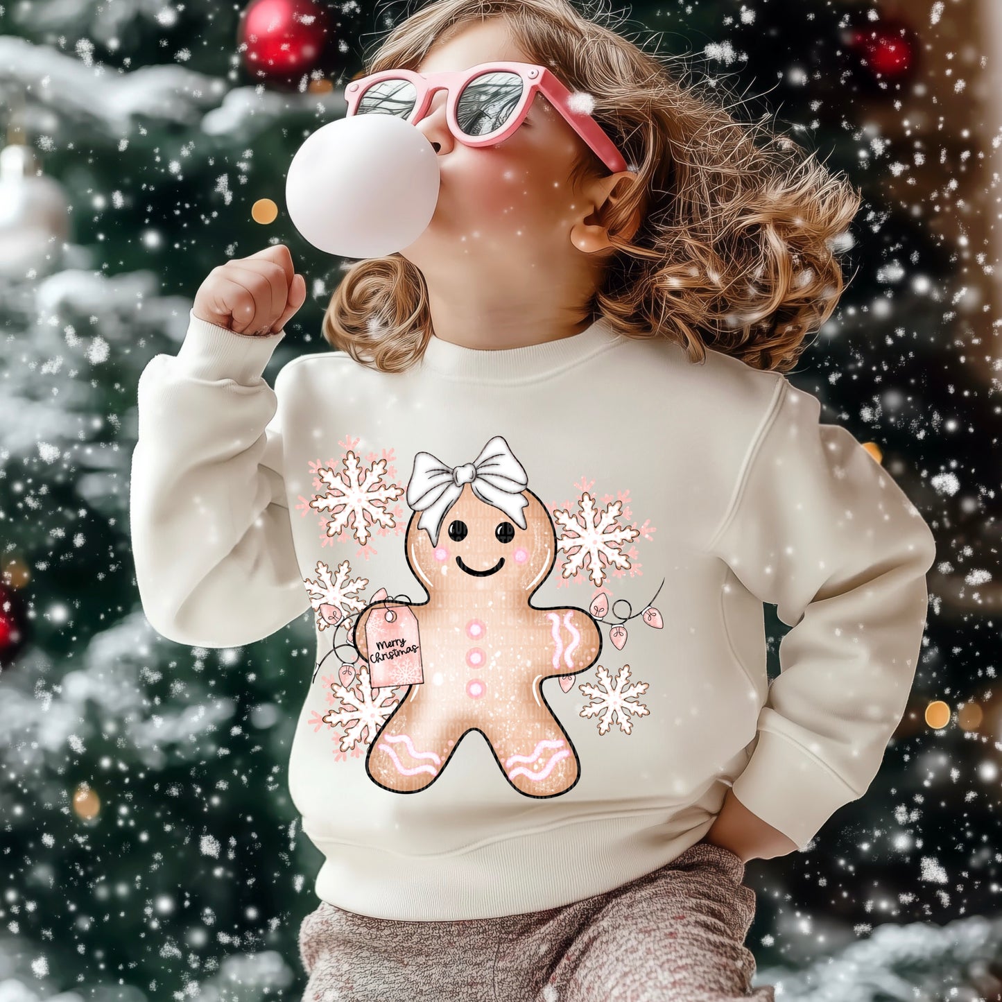 Little miss gingerbread-DTF&UV