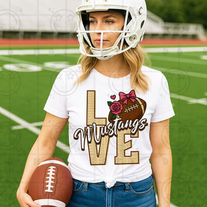 Love- Mascots Football (Dropdown)- DTF&UV