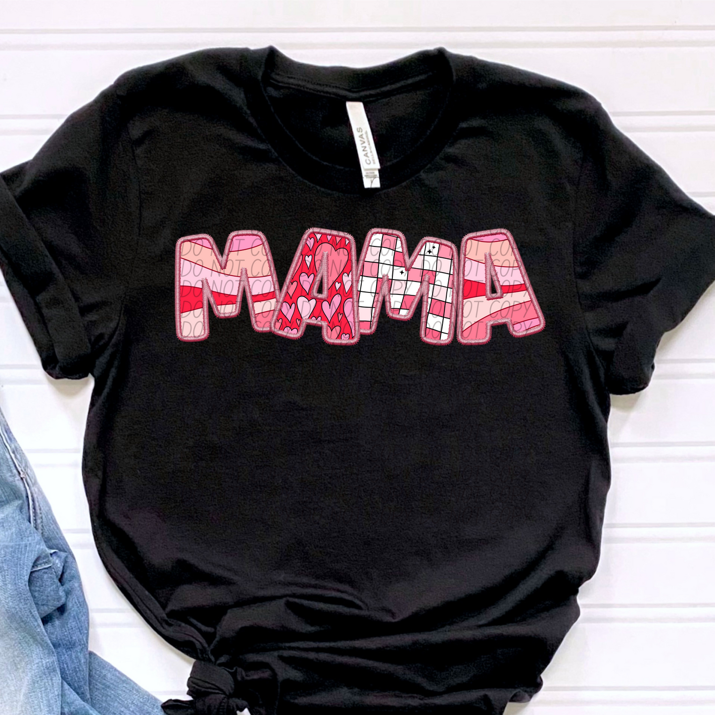 Mama boho one line-DTF