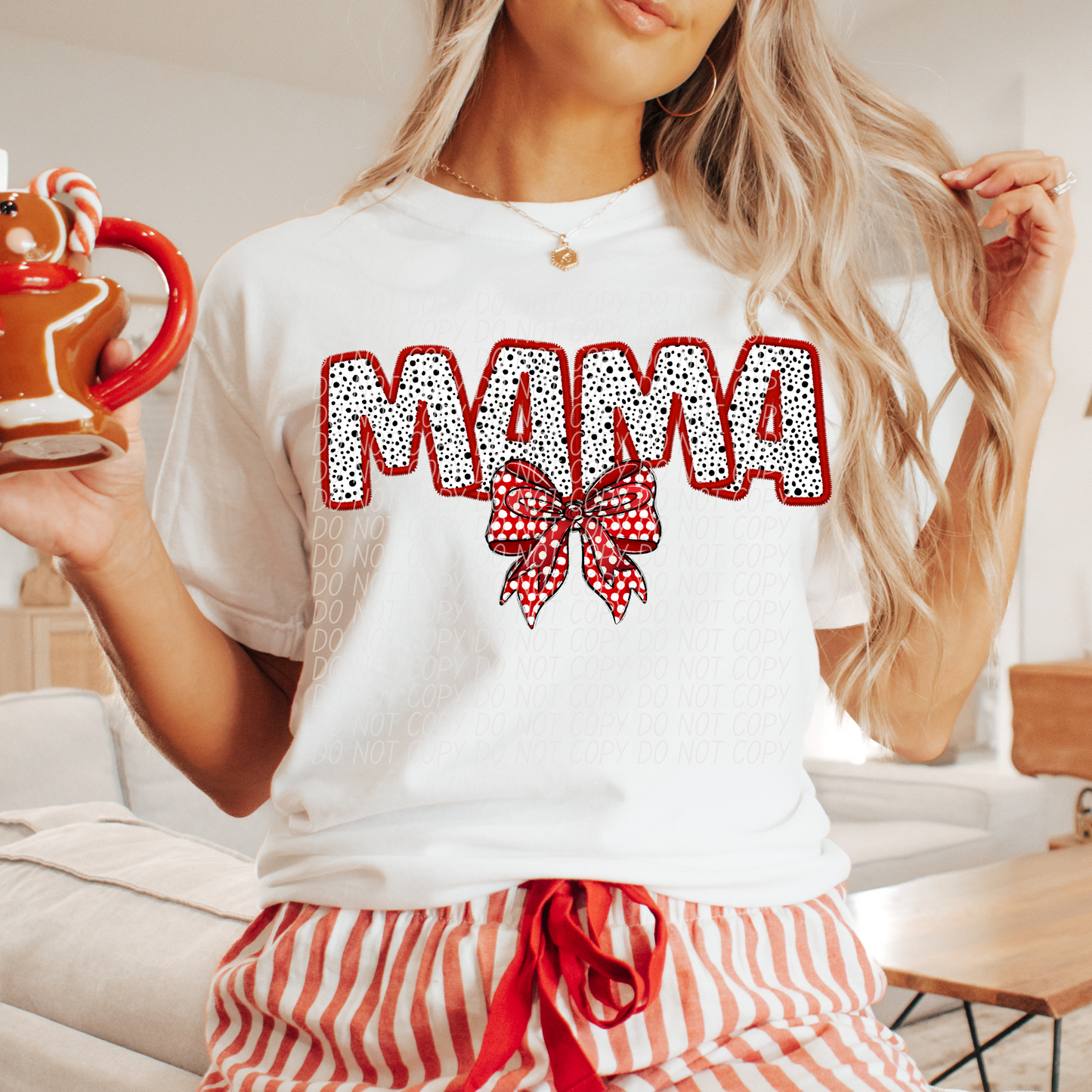 MAMA DOTS BOW -DTF&UV