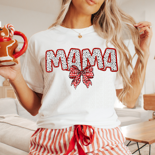 MAMA DOTS BOW -DTF&UV