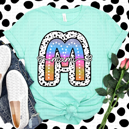 Tie dye dottie(all in dropdown)-DTF