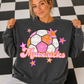 Soccer Pink Orange Stars Mascot (Dropdown)- DTF&UV