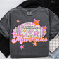 Football Pink Orange Stars Mascot (Dropdown)- DTF&UV