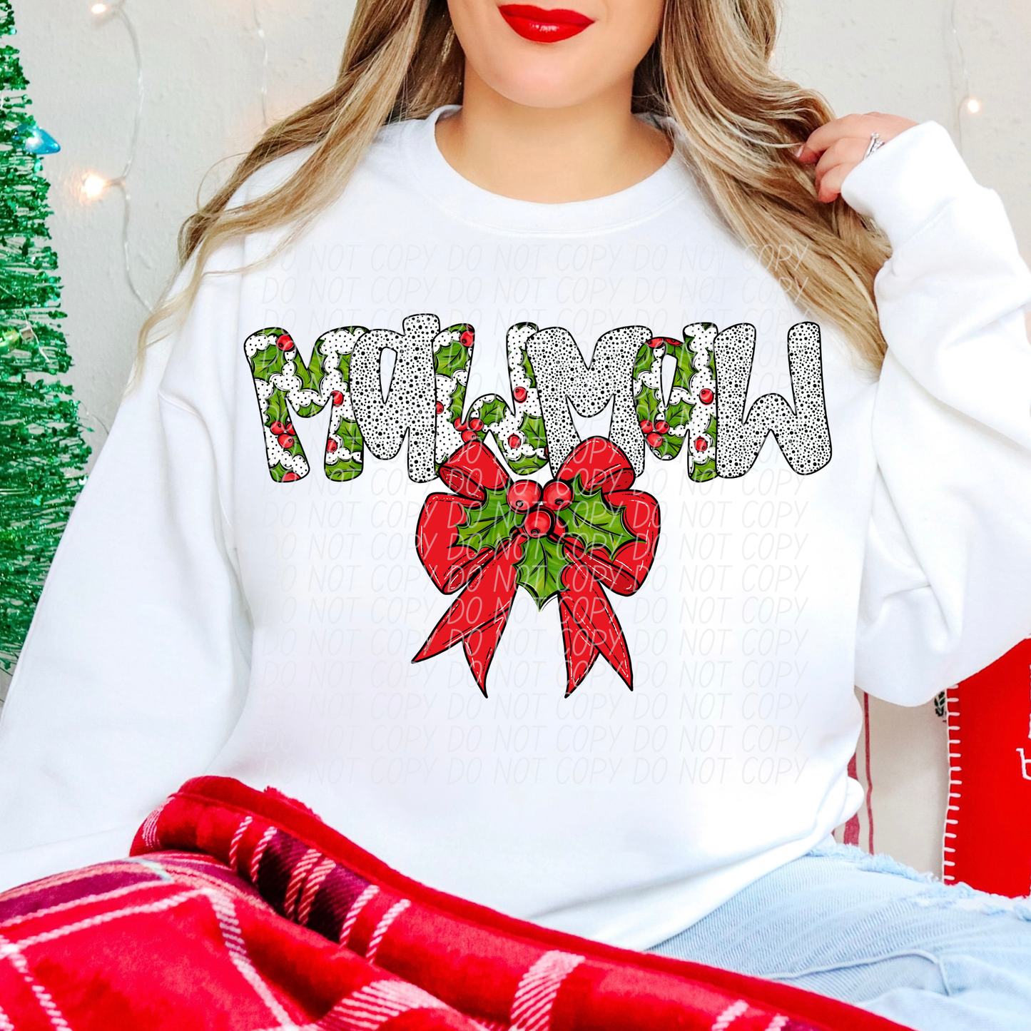 Holly Dot Names (DROPDOWN)-DTF&UV