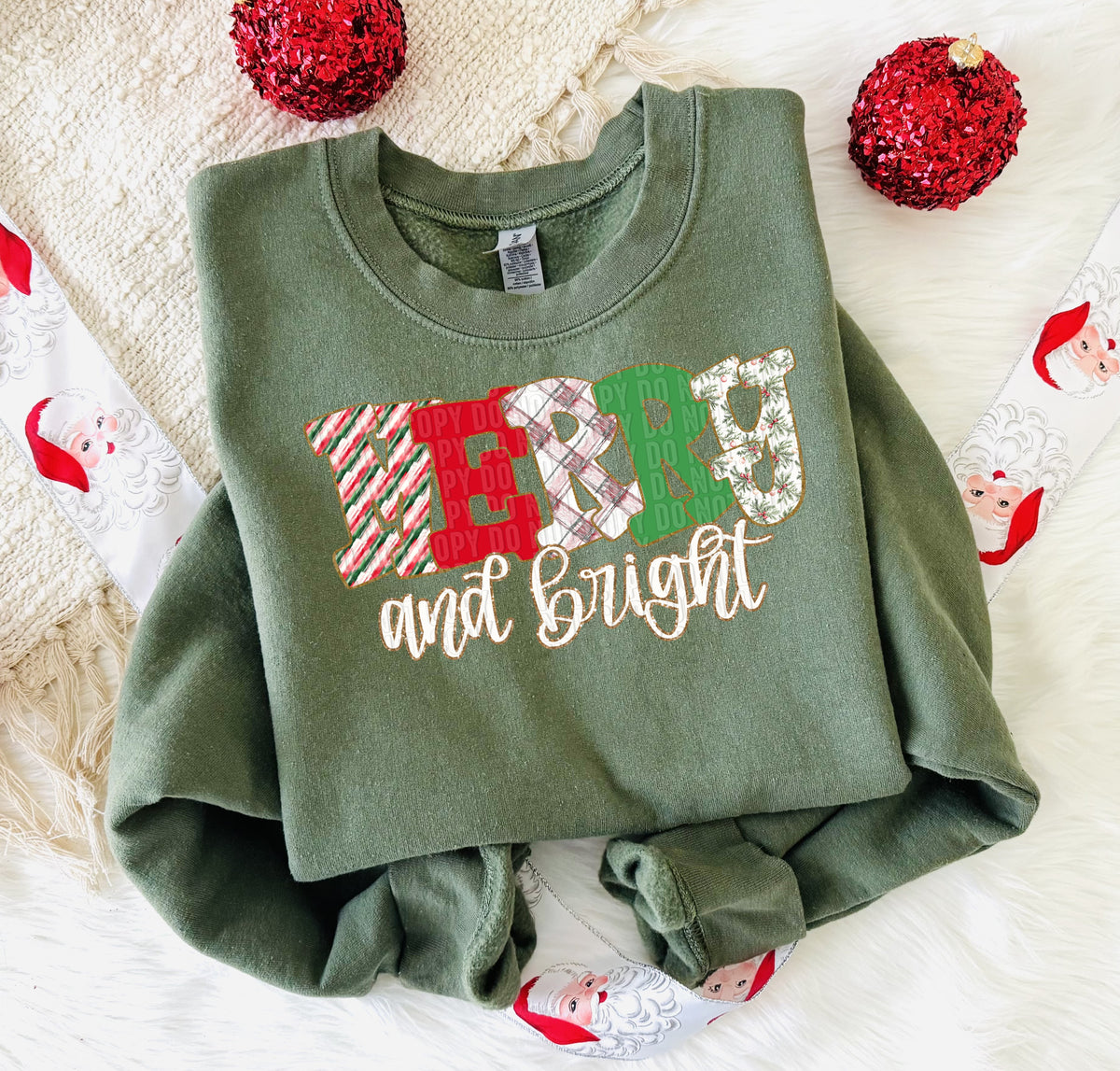 MERRY AND BRIGHT -DTF