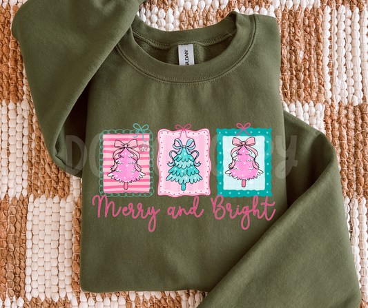 MERRY AND BRIGHT TRIO-DTF&UV