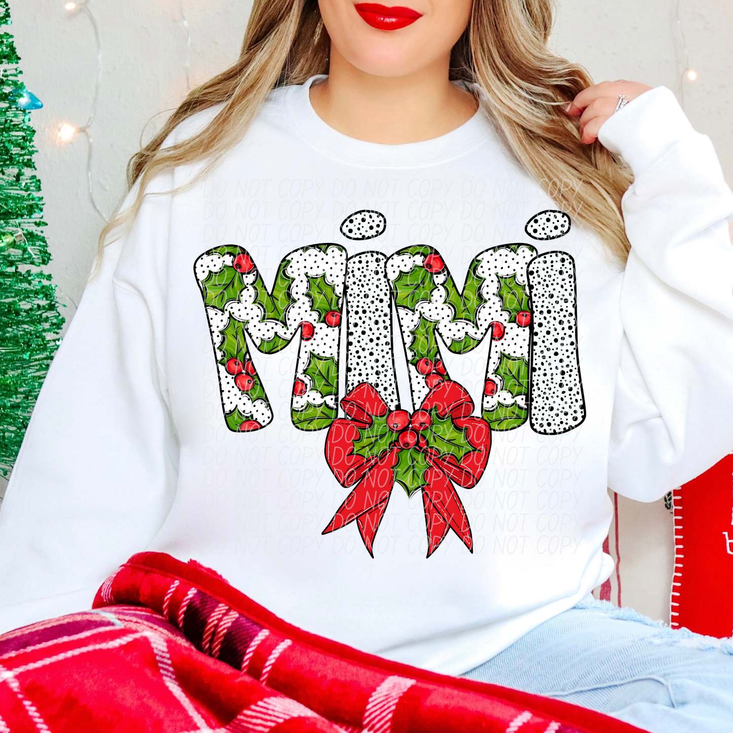 Holly Dot Names (DROPDOWN)-DTF&UV