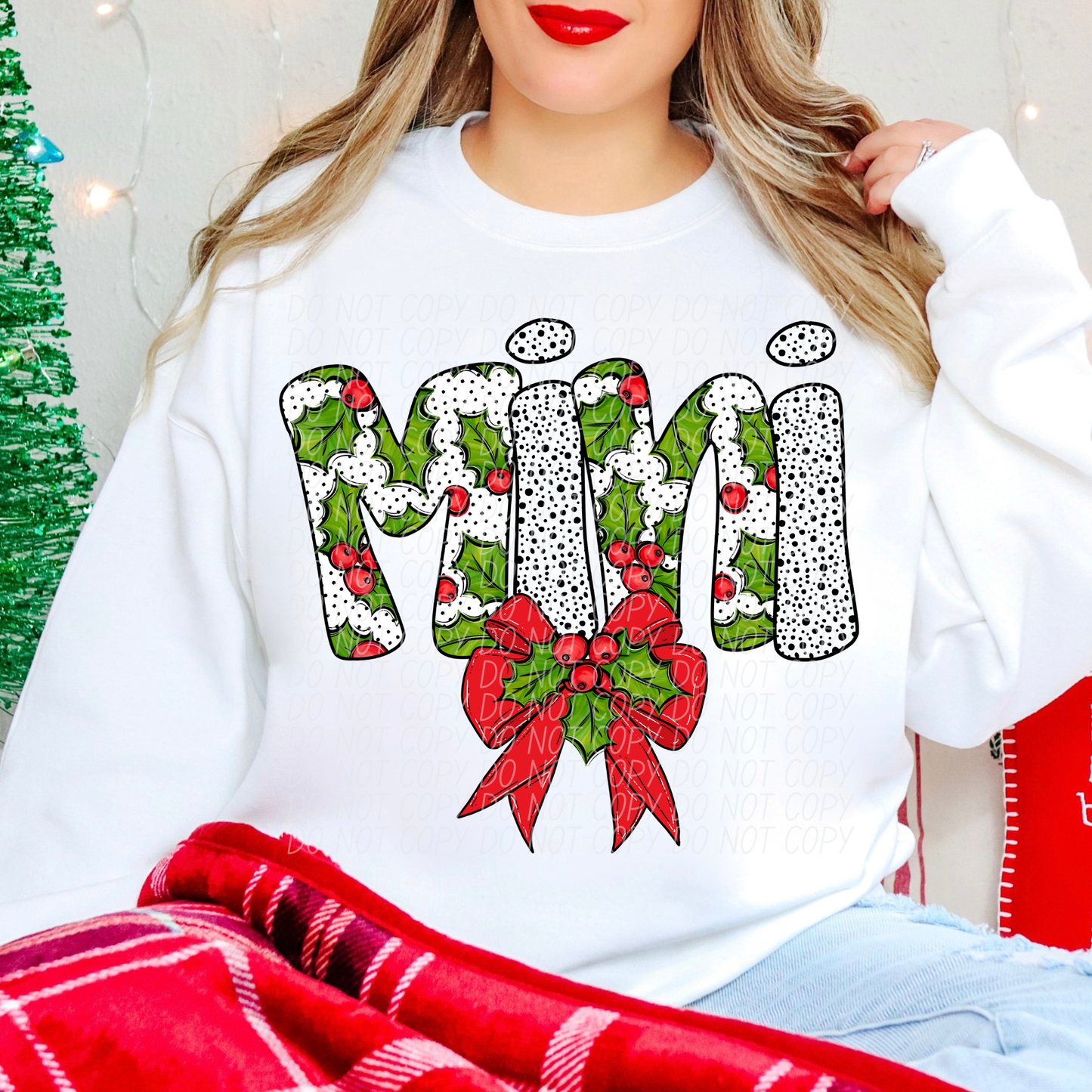 Holly Dot Names (DROPDOWN)-DTF&UV