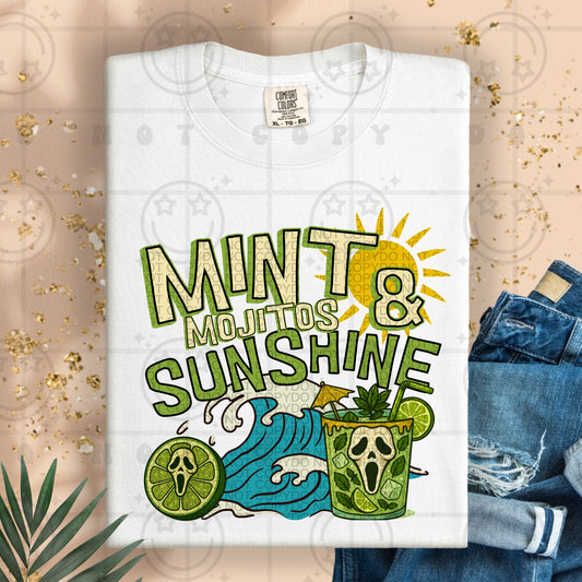 MINT MOJITOS & SUNSHINE -DTF&UV