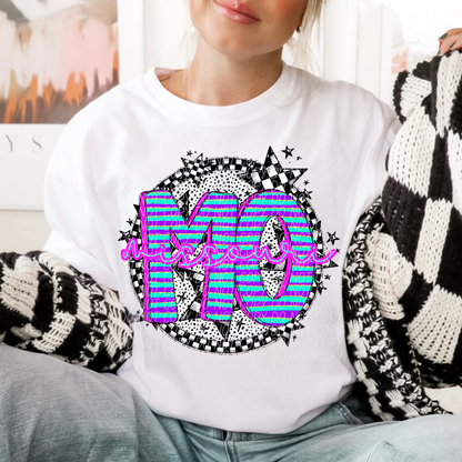Spring STATES stripes (Dropdown)-DTF