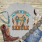 Back in the Saddle Blue -DTF