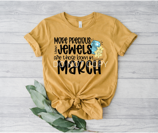 MORE PRECIOUS THAN JEWELS MARCH-DTF