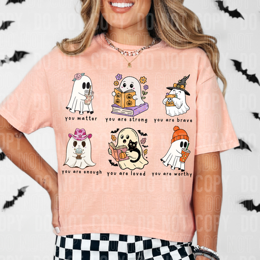 MOTIVATIONAL HALLOWEEN GHOSTS-DTF&UV