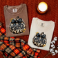 Mama on leopard pumpkin spotted bow-DTF
