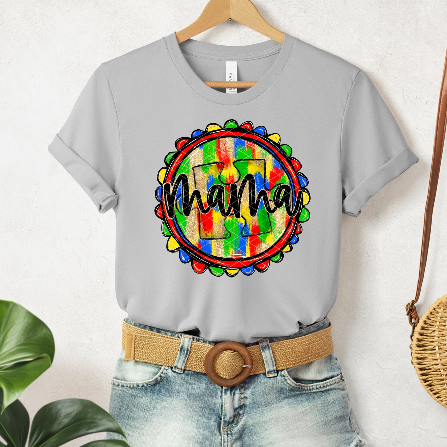 Mama Autism Glitter -DTF&UV