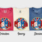 Floral 4th of July (dropdown)-DTF&UV