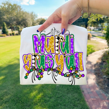 Mardi Gras Yall- DTF&UV