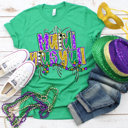 Mardi Gras Yall- DTF&UV