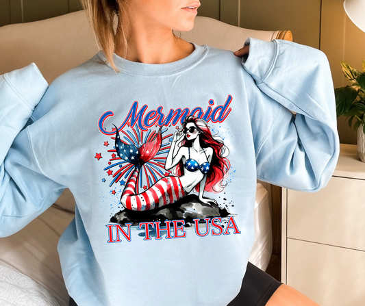 Mermaid in the USA-DTF