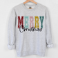 Merry Christmas Varsity Mix-DTF