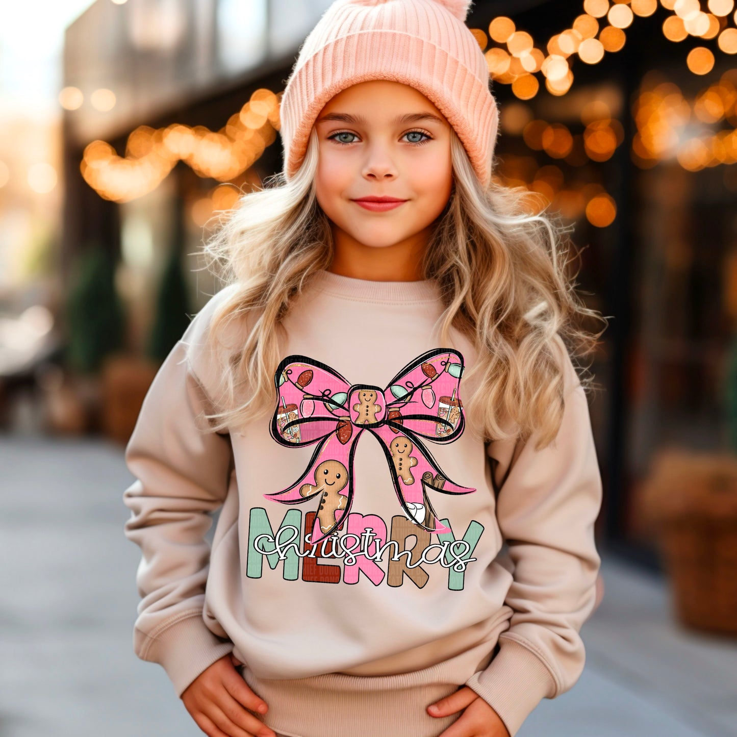 Merry Christmas bow-DTF&UV