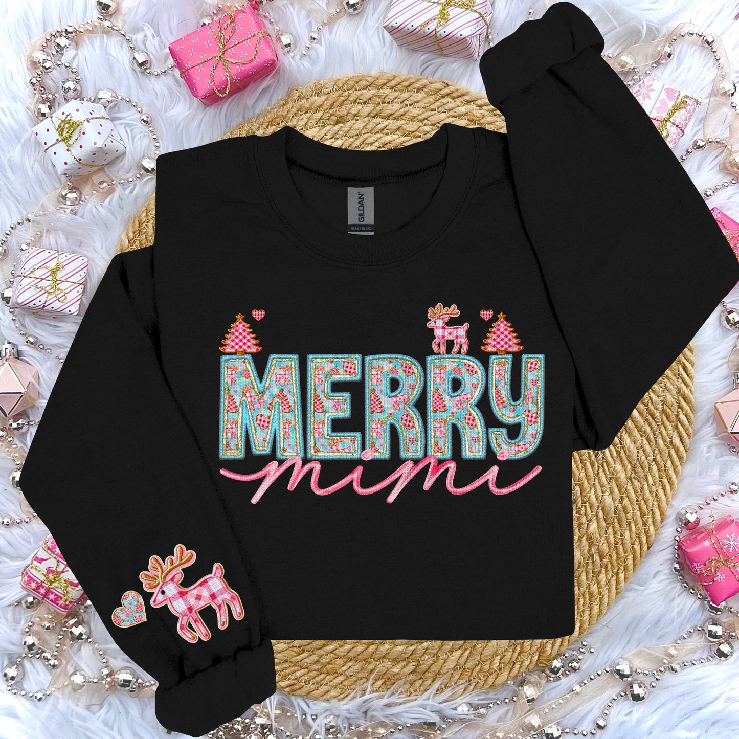 Merry Names (COMES WITH SLEEVE- ALL Names IN THE LISTING-DROPDOWN)-DTF