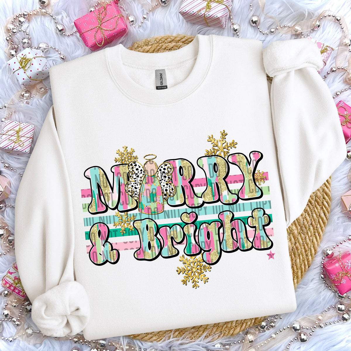 Merry and Bright(dropdown)-DTF