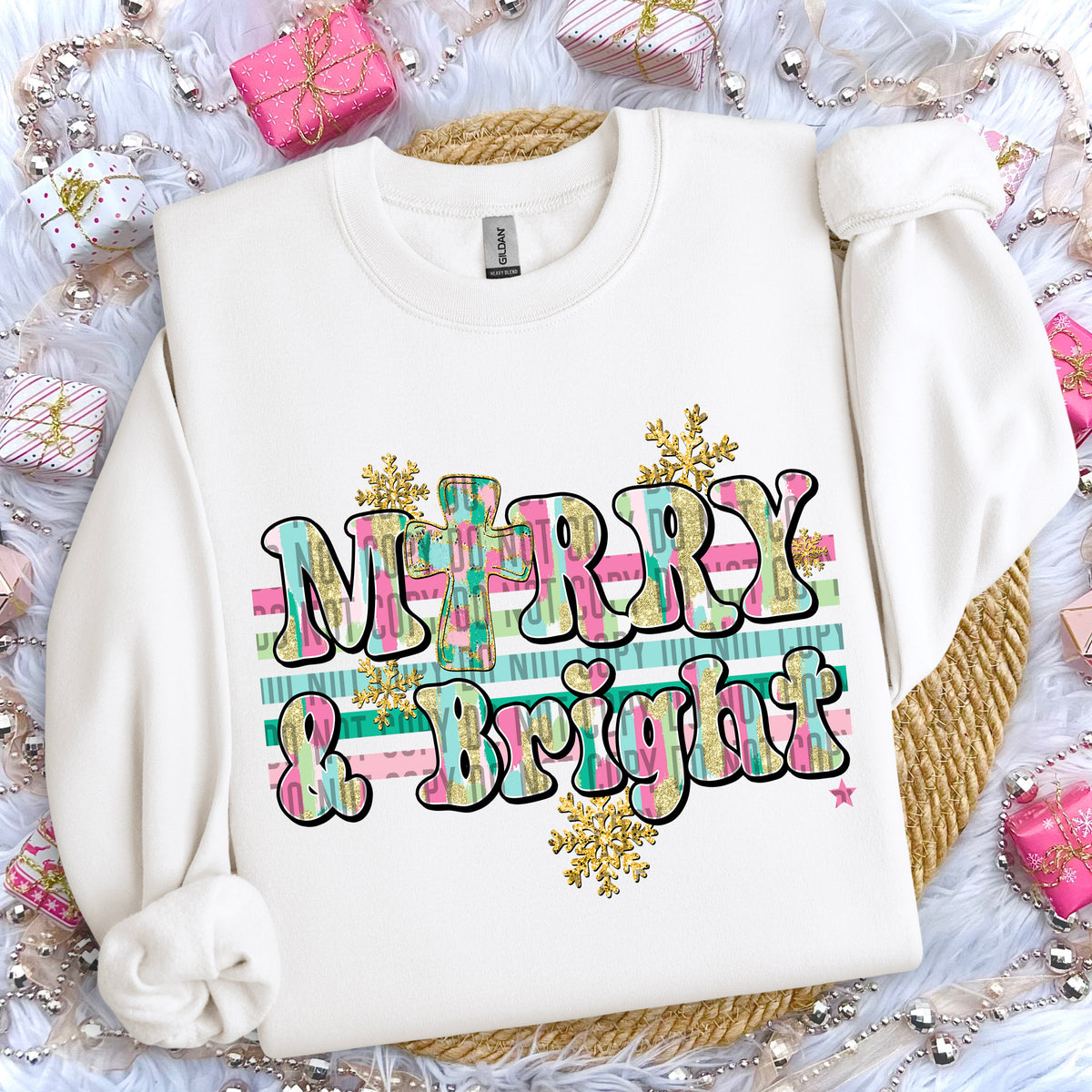 Merry and Bright(dropdown)-DTF