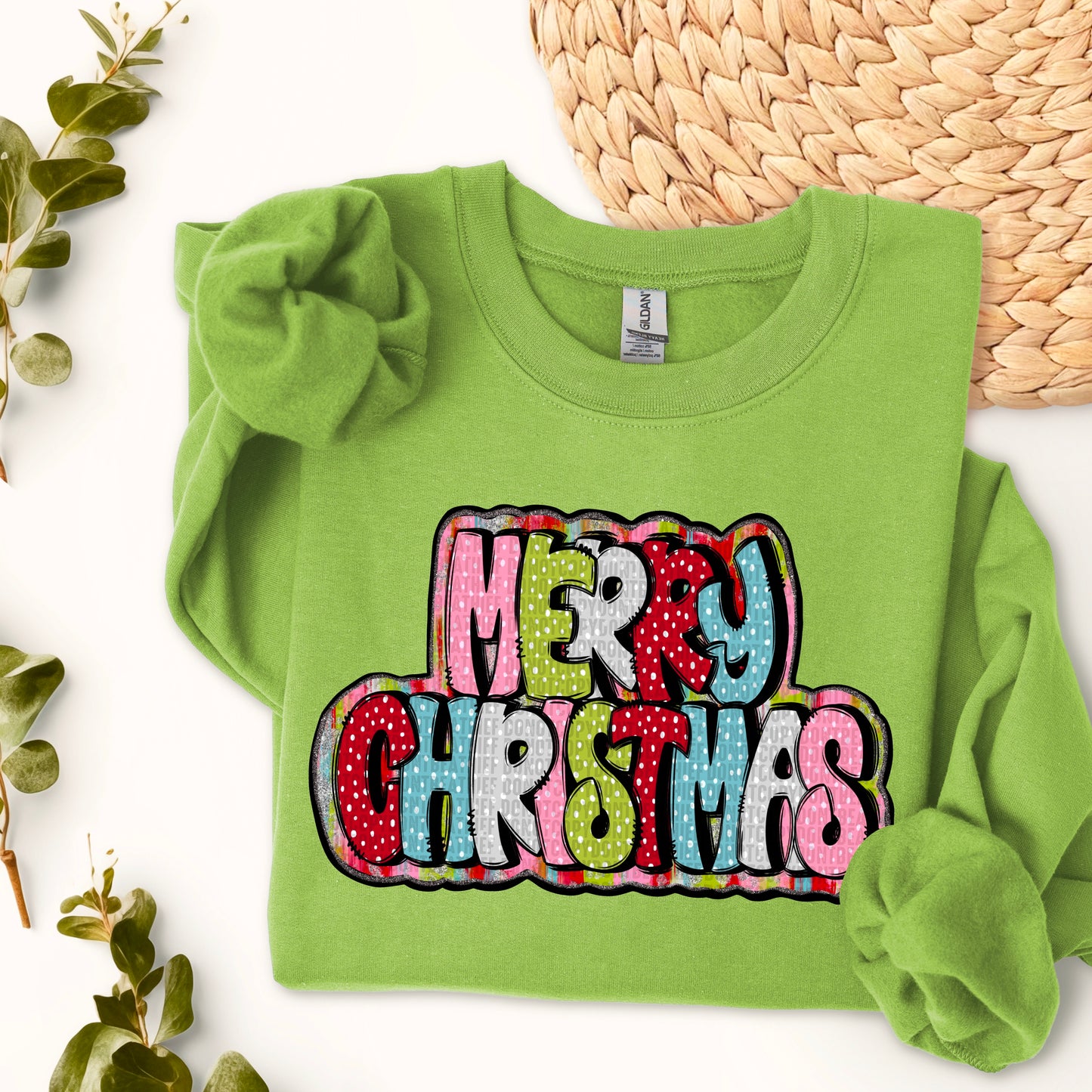 Merry Christmas polka dot-DTF