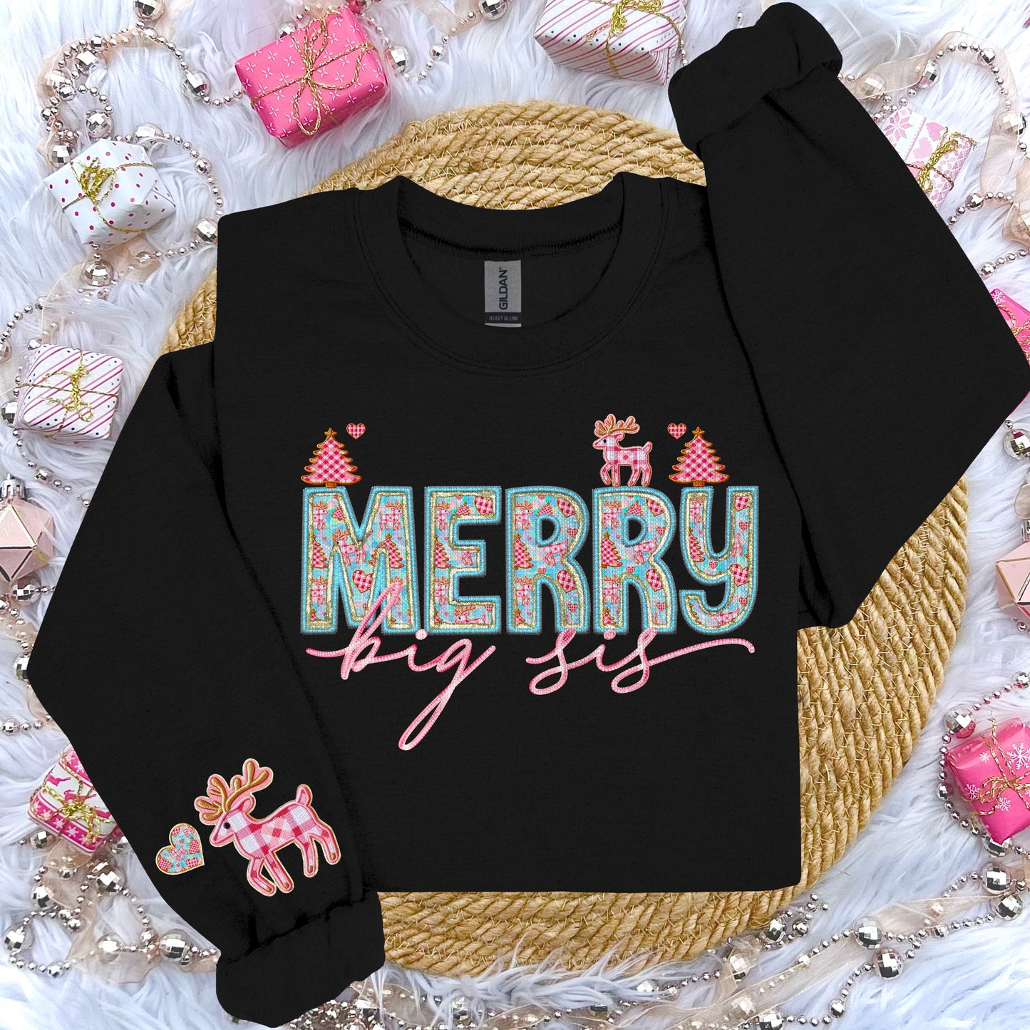 Merry Names (COMES WITH SLEEVE- ALL Names IN THE LISTING-DROPDOWN)-DTF