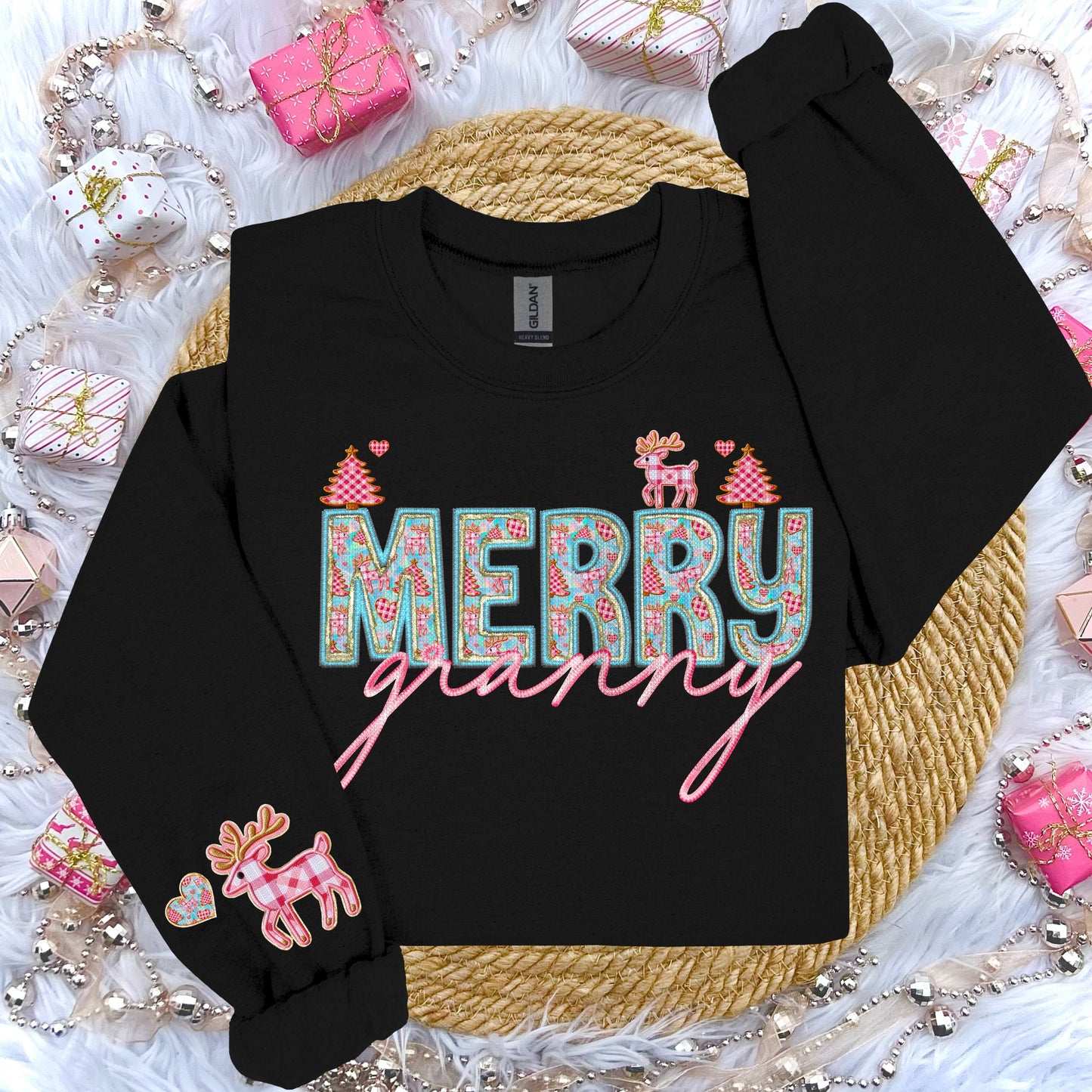 Merry Names (COMES WITH SLEEVE- ALL Names IN THE LISTING-DROPDOWN)-DTF