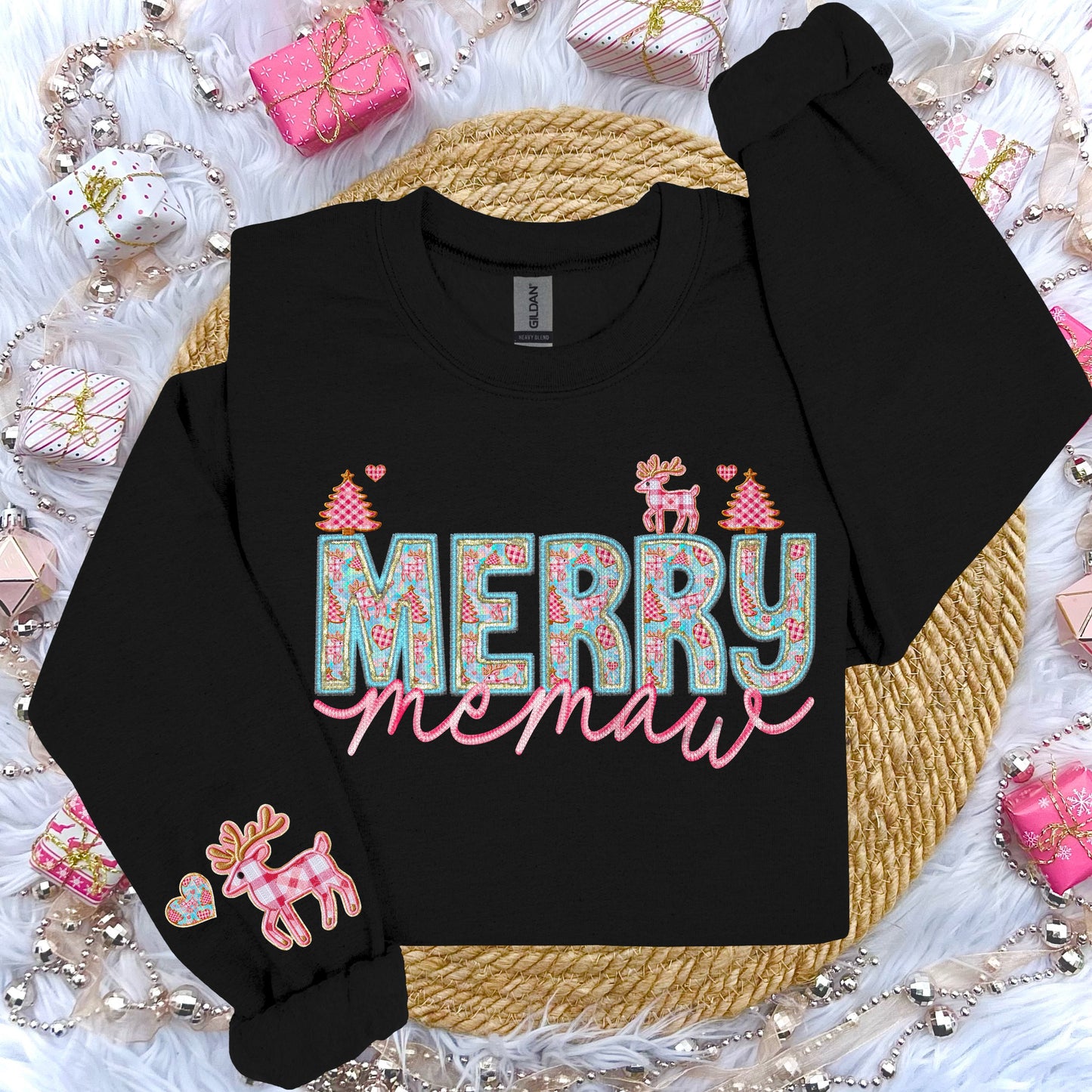 Merry Names (COMES WITH SLEEVE- ALL Names IN THE LISTING-DROPDOWN)-DTF