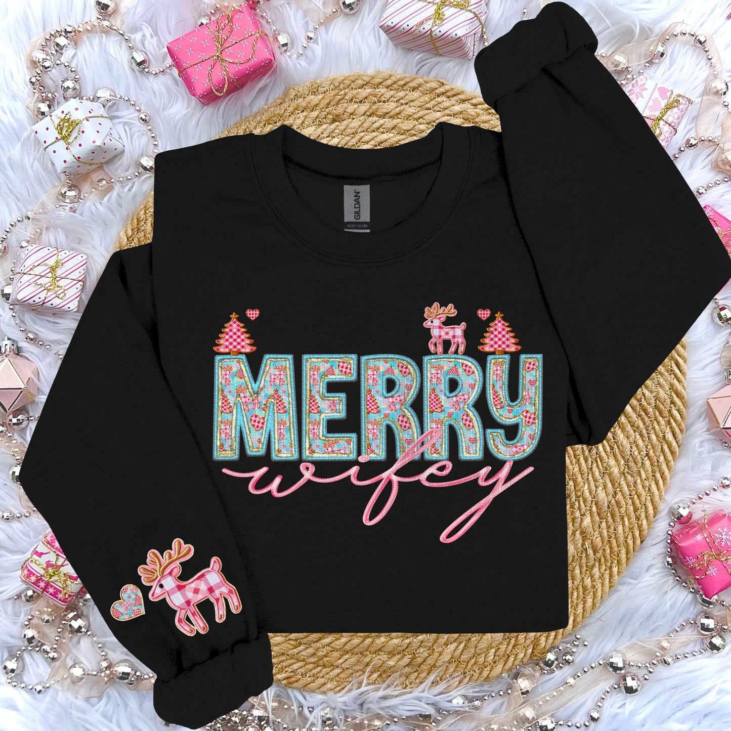 Merry Names (COMES WITH SLEEVE- ALL Names IN THE LISTING-DROPDOWN)-DTF