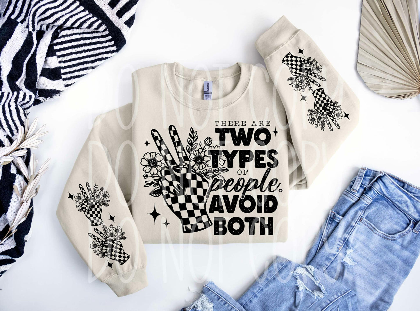 Two types of people(Sleeve)-DTF