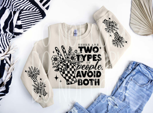Two types of people(Front)-DTF