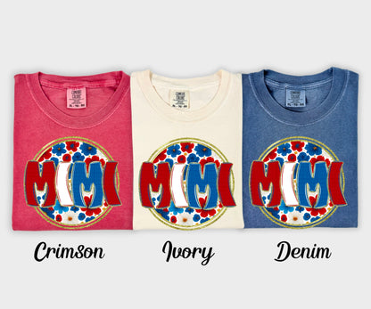 Floral 4th of July (dropdown)-DTF&UV