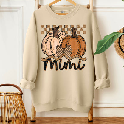 Fall Checkered Glitter Pumpkin Collection (dropdown)-DTF&UV